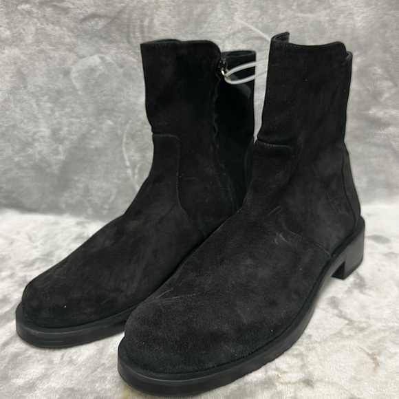 STUART WEITZMAN 5050 BOLD ZIP BOOTIES SIZE 9.5 - Picture 3 of 8